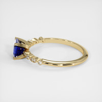 1.18 Ct. Sapphire Ring, 18K Yellow Gold 4