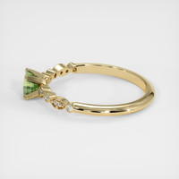 0.38 Ct. Bi Color Sapphire Ring, 18K Yellow Gold 4