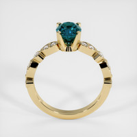 1.19 Ct. Sapphire Ring, 18K Yellow Gold 3
