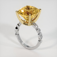 8.80 Ct. Gemstone Ring, 14K Yellow & White 2