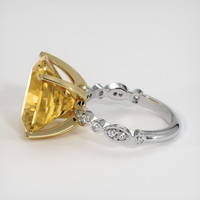 8.80 Ct. Gemstone Ring, 14K Yellow & White 4