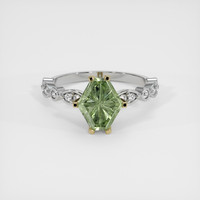 3.72 Ct. Sapphire Ring, 14K Yellow & White 1