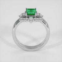 1.32 Ct. Emerald Ring, Platinum 950 3