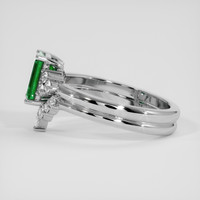 1.32 Ct. Emerald Ring, Platinum 950 4