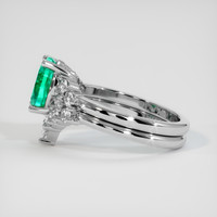 1.23 Ct. Emerald Ring, Platinum 950 4