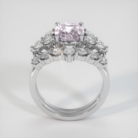 2.06 Ct. Pink Sapphire Ring, Platinum 950 3