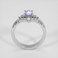 1.27 Ct. Purple Sapphire Ring, Platinum 950 3