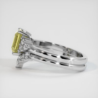 1.59 Ct. Yellow Sapphire Ring, Platinum 950 4