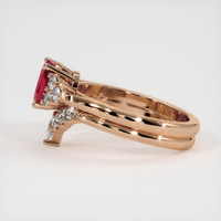 2.05 Ct. Ruby Ring, 14K Rose Gold 4