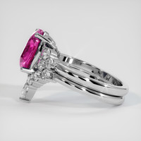 2.68 Ct. Sapphire Ring, 14K White Gold 4