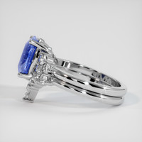 2.30 Ct. Sapphire Ring, 14K White Gold 4