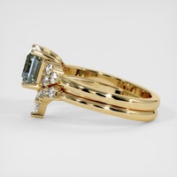 1.53 Ct. Bi Color Sapphire Ring, 14K Yellow Gold 4