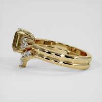 1.79 Ct. Bi Color Sapphire Ring, 14K Yellow Gold 4