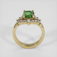 2.32 Ct. Green Sapphire Ring, 14K Yellow Gold 3