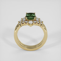 1.63 Ct. Green Sapphire Ring, 14K Yellow Gold 3