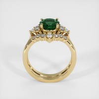 2.56 Ct. Green Sapphire Ring, 14K Yellow Gold 3