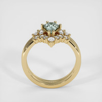 0.95 Ct. Sapphire Ring, 14K Yellow Gold 3