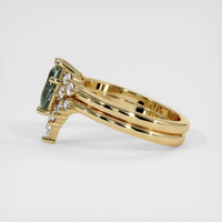 0.95 Ct. Sapphire Ring, 14K Yellow Gold 4