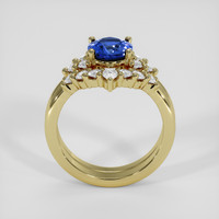 1.56 Ct. Blue Sapphire Ring, 18K Yellow Gold 3