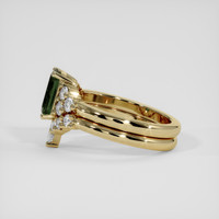 1.63 Ct. Green Sapphire Ring, 18K Yellow Gold 4