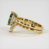 1.80 Ct. Green Sapphire Ring, 18K Yellow Gold 4