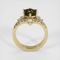 1.58 Ct. Color Change Sapphire Ring, 18K Yellow Gold 3