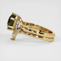 1.58 Ct. Color Change Sapphire Ring, 18K Yellow Gold 4