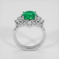 3.37 Ct. Emerald Ring, Platinum 950 3
