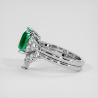 3.37 Ct. Emerald Ring, Platinum 950 4
