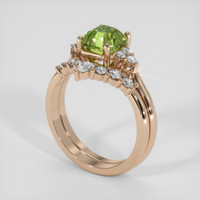 2.27 Ct. Bi Color Sapphire Ring, 14K Rose Gold 2