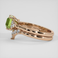 2.27 Ct. Bi Color Sapphire Ring, 14K Rose Gold 4