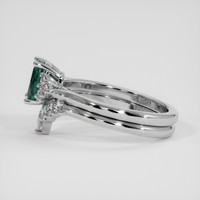 1.15 Ct. Green to Purple Alexandrite Ring, 14K White Gold 4
