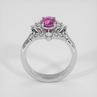 1.50 Ct. Pinkish Purple Sapphire Ring, 14K White Gold 3