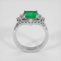 1.31 Ct. Emerald Ring, 18K White Gold 3