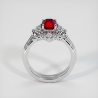 1.55 Ct. Ruby Ring, 18K White Gold 3