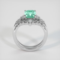 1.59 Ct. Emerald Ring, Platinum 950 3