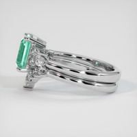 1.59 Ct. Emerald Ring, Platinum 950 4