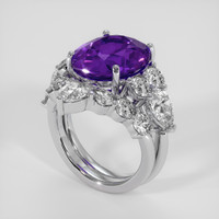 6.74 Ct. Gemstone Ring, Platinum 950 2