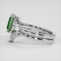 2.06 Ct. Green Sapphire Ring, Platinum 950 4