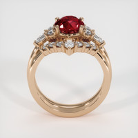 2.01 Ct. Ruby Ring, 14K Rose Gold 3