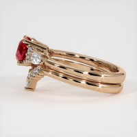 1.56 Ct. Ruby Ring, 14K Rose Gold 4