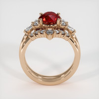 2.01 Ct. Ruby Ring, 18K Rose Gold 3