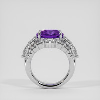 6.74 Ct. Gemstone Ring, 14K White Gold 3