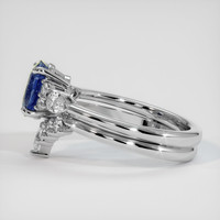 2.03 Ct. Sapphire Ring, 14K White Gold 4