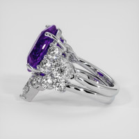 6.74 Ct. Gemstone Ring, 18K White Gold 4