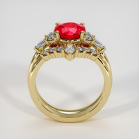 1.81 Ct. Ruby Ring, 10K Yellow Gold 3