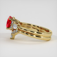 1.81 Ct. Ruby Ring, 10K Yellow Gold 4
