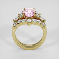 3.68 Ct. Padparadscha Sapphire Ring, 14K Yellow Gold 3