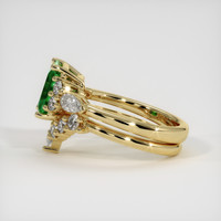 1.47 Ct. Emerald Ring, 18K Yellow Gold 4