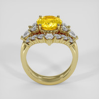 3.48 Ct. Yellow Sapphire Ring, 18K Yellow Gold 3